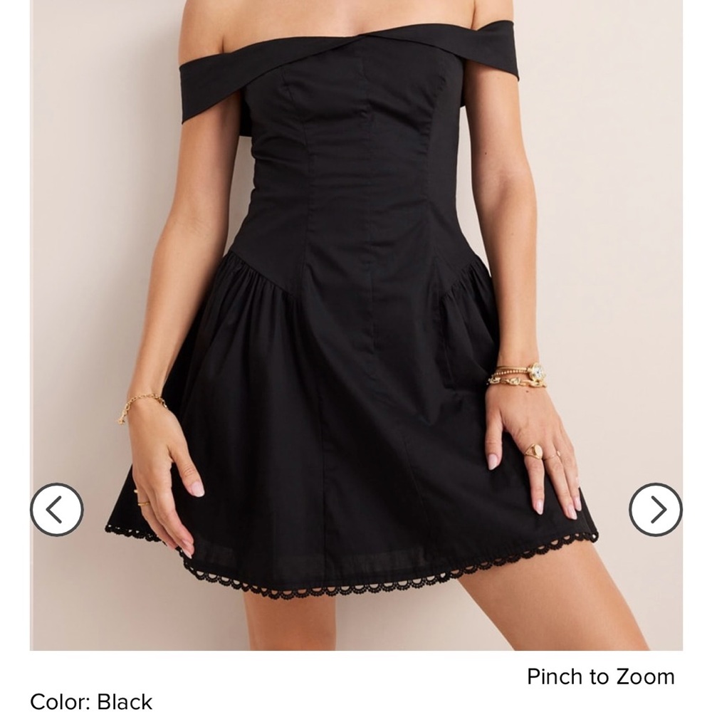 Off shoulder mini dress
